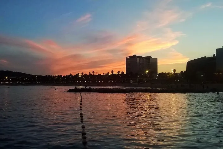 Sunset in Barcelona