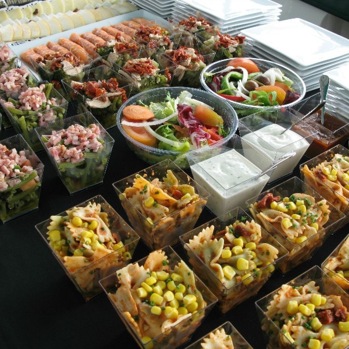 Catering details in Catamaran Orsom Barcelona