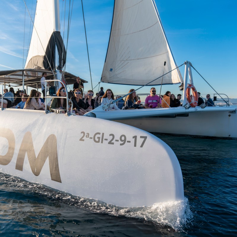 a large ship in the water